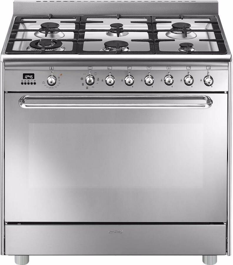 Smeg SNLK906MFX9 Gasfornuis Rvs
