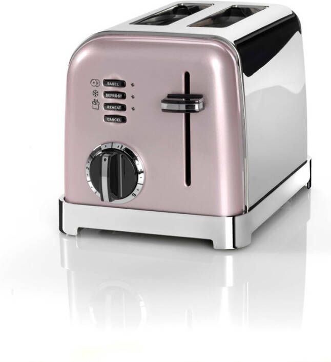 Cuisinart Broodrooster Style Cpt160pie Ontdooifunctie 6 Standen Vintage Pink