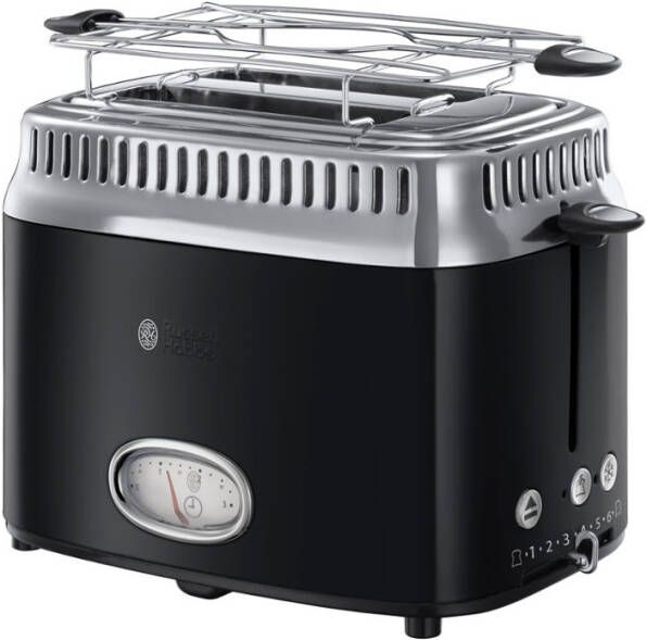 Russell Hobbs 21681 56 Retro Classic Noir broodrooster