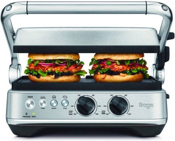 Sage The BBQ & Press contactgrill 35, 1 x 37, 5 cm SGR700BSS4EEU1