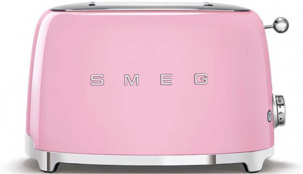 Smeg TSF01PKEU 50&apos;s style broodrooster 2X2 geschikt voor twee...