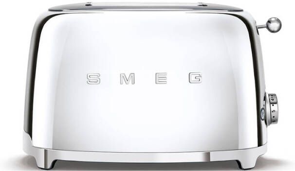Smeg TSF01SSEU 50&apos;s style broodrooster 2X2 geschikt voor twee...