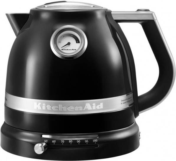 KitchenAid Waterkoker 5KEK1522EOB ONYX BLACK, 1, 5 l, onyx zwart