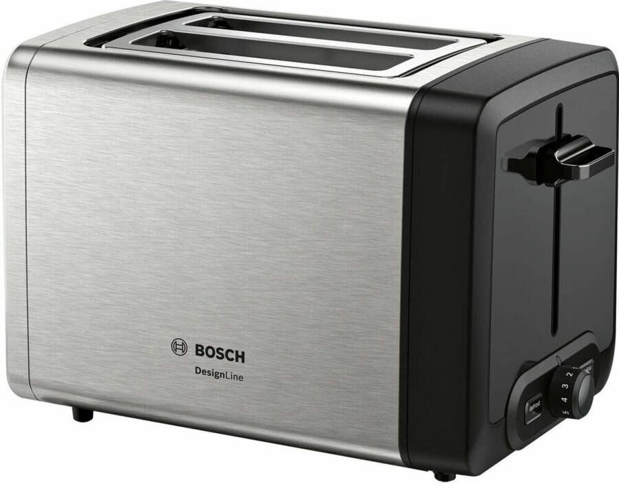 Bosch Broodrooster Tat4p420 970w Zwart/ziverachtig