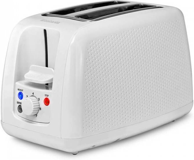 Brabantia Bbek1025wht Broodrooster 2 Extra Brede Sleuven 7 Roosterstanden Wit