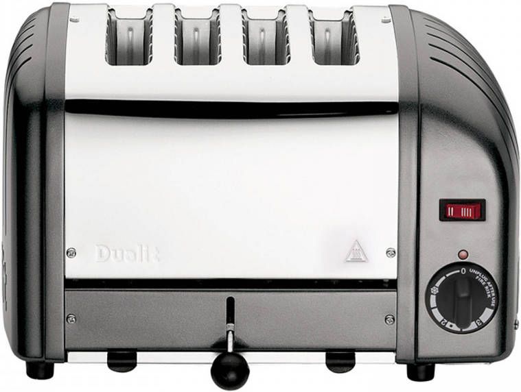 Dualit Broodrooster Metaal Zwart 4 Slot