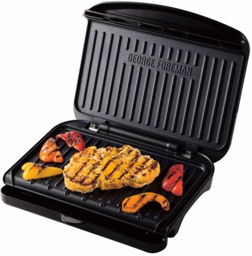 George Foreman Contactgrill Fit Grill Medium 25810 56(Zwart )