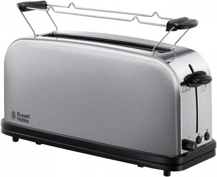 Russell Hobbs Broodrooster lange sleuf Adventure 1000 W zilverkleurig