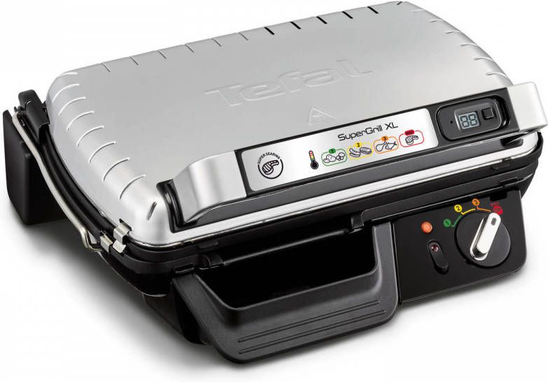 Tefal Contactgrill Super Xl Gc461b Rvs