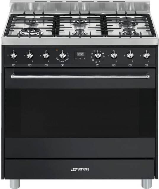 Smeg C9GMANLK9-1 gasfornuis met kerntemperatuur meter en gratis...