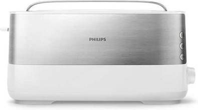 Philips Broodrooster Hd2692/00 Zilverkleurig/wit