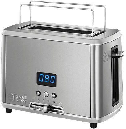 Deal Online Russel Hobbs 24200 56 Toaster Compact Home Geborsteld Roestvrij Staal 1550w