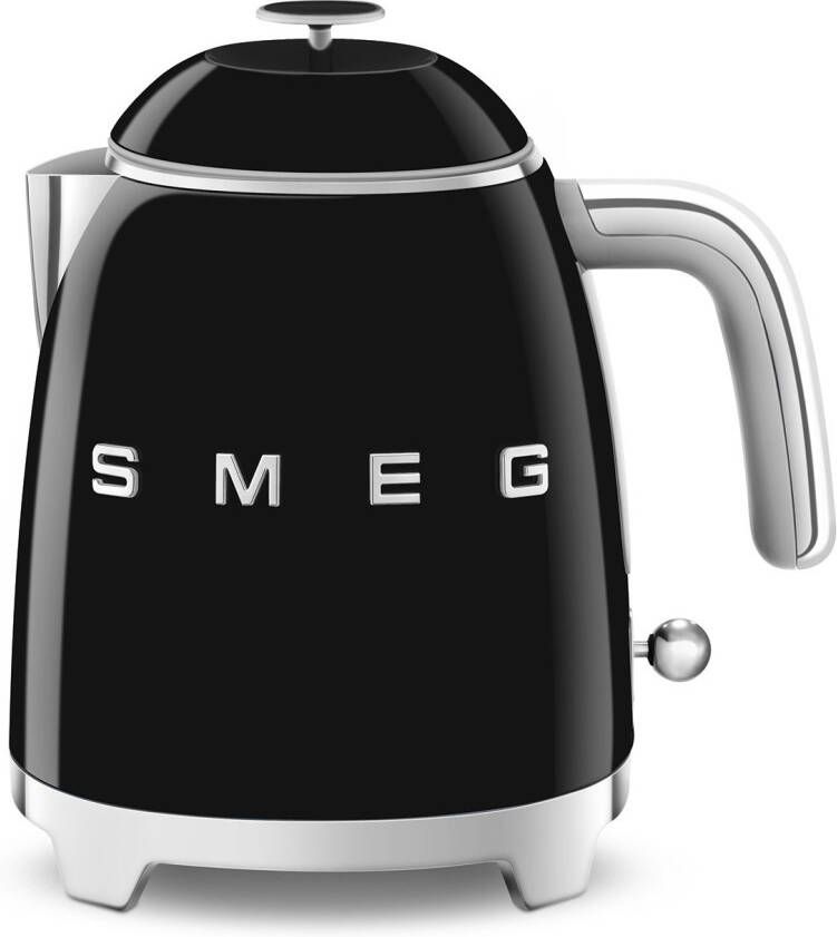Smeg Waterkokers Jaren 50 Model 0, 8 Liter Zwart