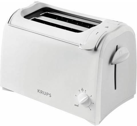 Krups KH1511 ProAroma Broodrooster 2snede(n)700W Wit